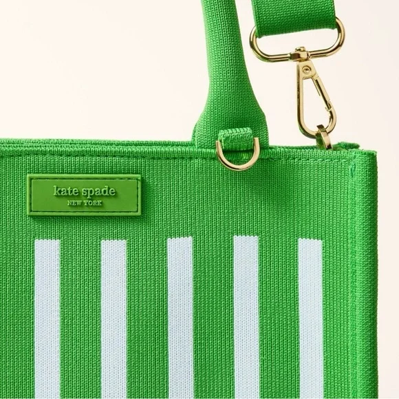 Stripe Knit Crossbody Bag - kate spade new york x Target Green/Blue - Picture 6 of 7